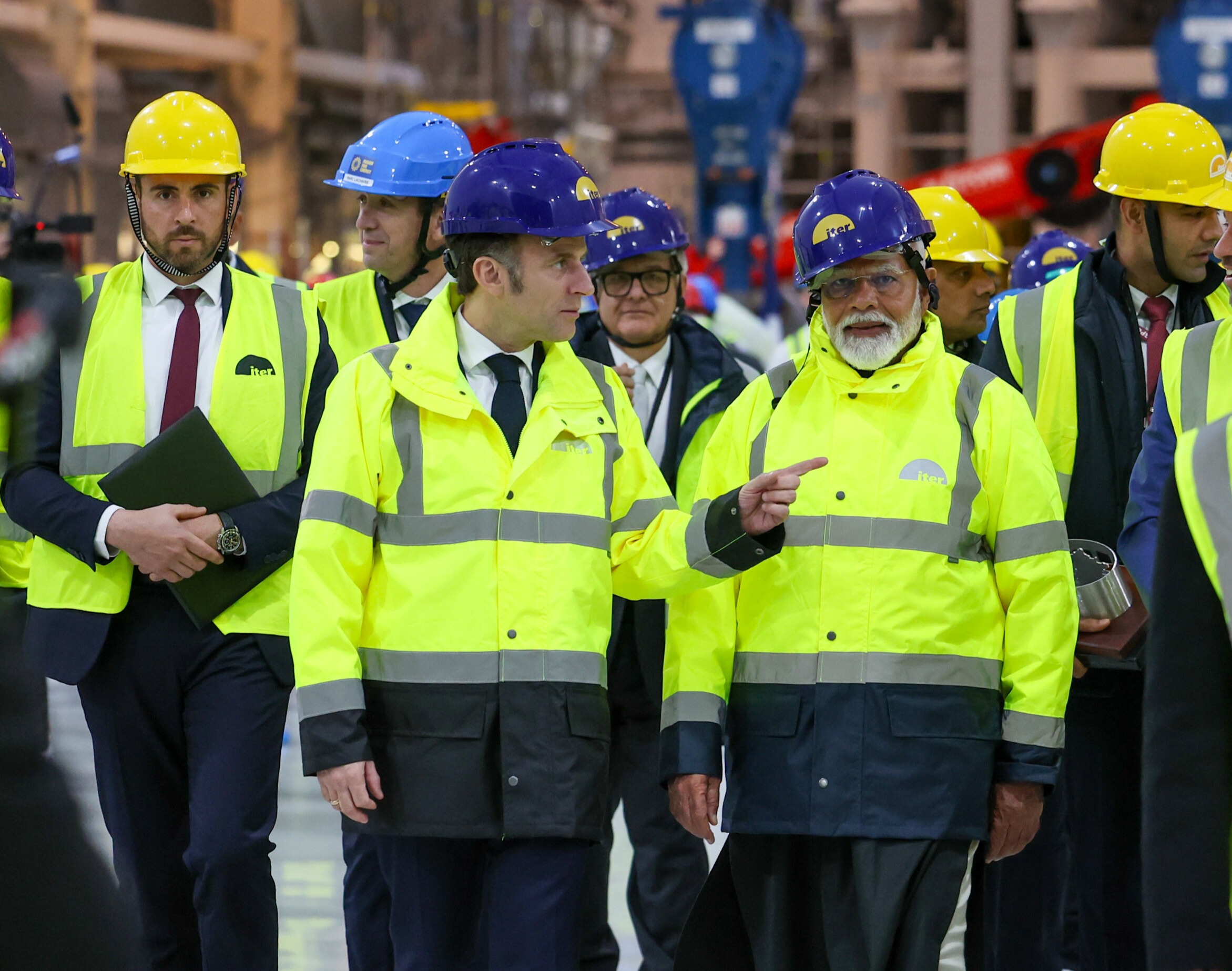 PM Modi, Macron visit Cadarache ITER facility, discuss nuclear cooperation