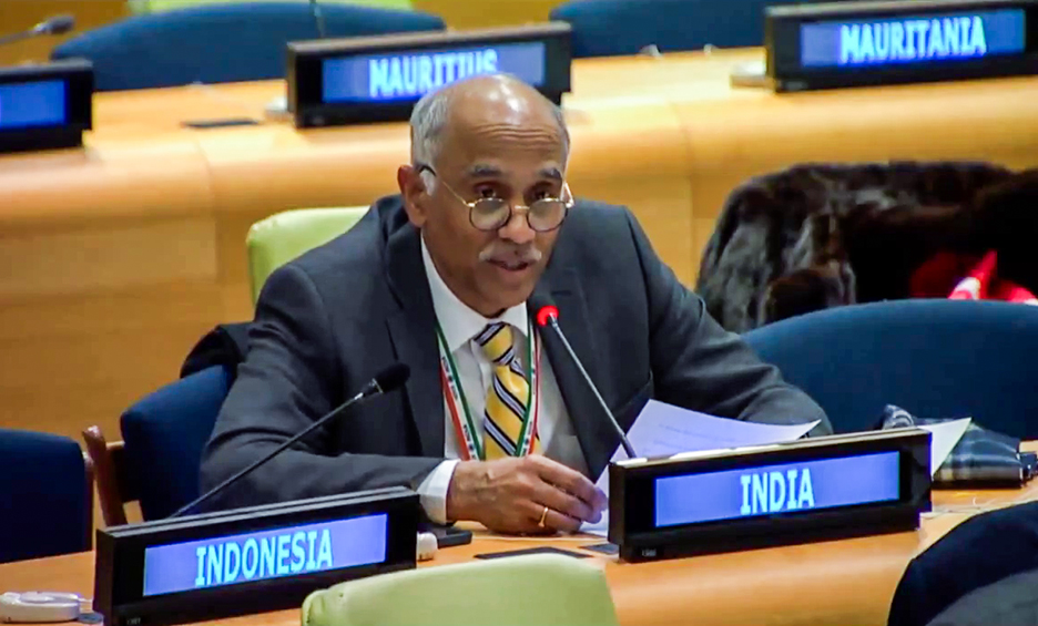 Indian envoy slams Pakistan at UN, reaffirms J&K as integral part of India