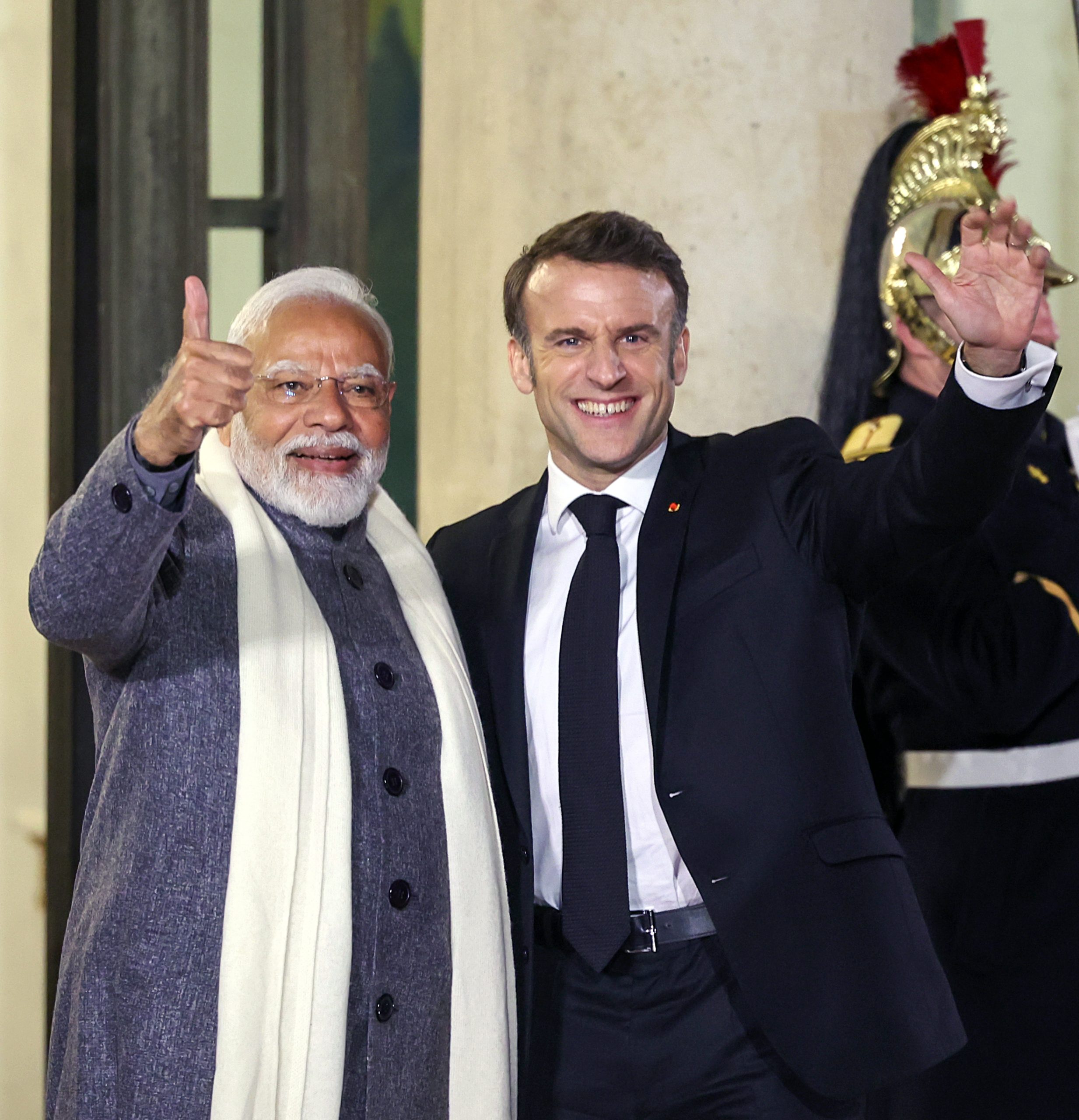 PM Modi receives warm welcome from Macron ahead of AI Summit in Paris