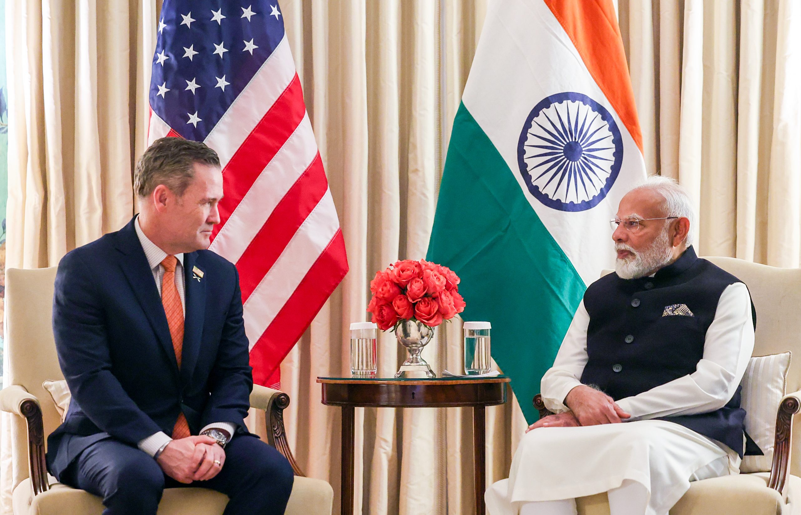 US NSA Waltz calls on PM Modi in Washington