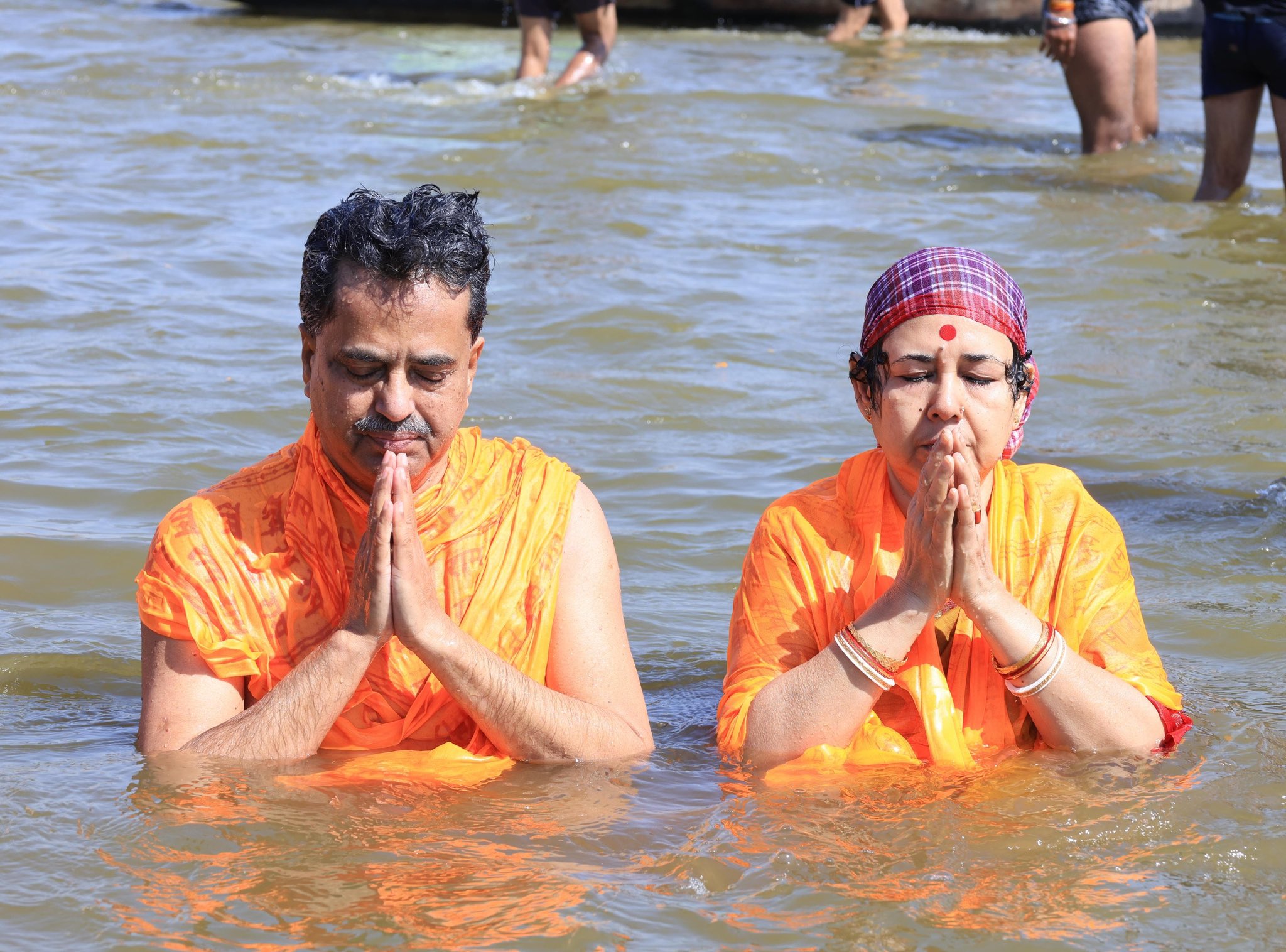 Maha Kumbh 2025 :  त्रिपुरा के सीएम माणिक साहा ने परिवार सहित संगम में लगाई डुबकी