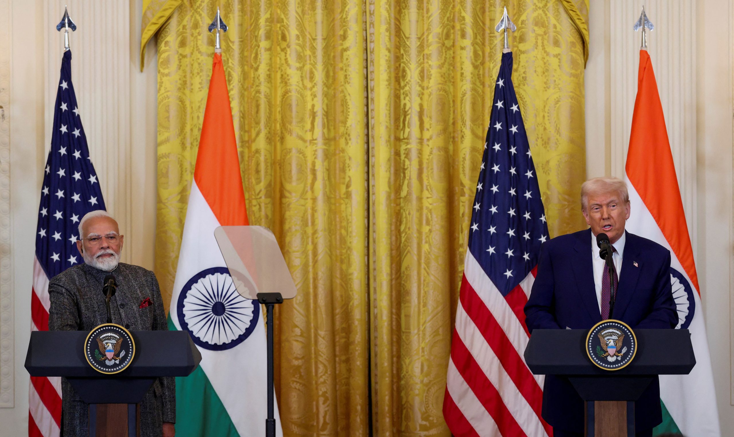 We are being reciprocal with India, says Trump on tariffs