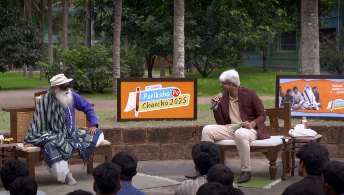 Don’t stress; education and exams aid brain development: Sadhguru at ‘Pariksha Pe Charcha’