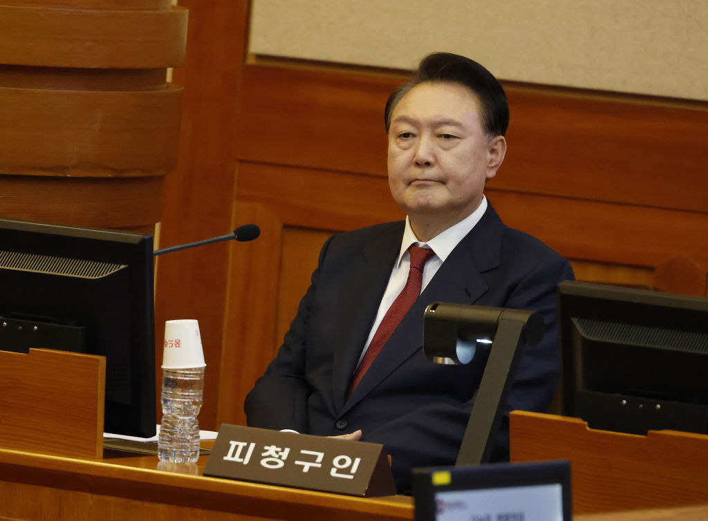 South Korea’s Yoon attends his first criminal trial hearing