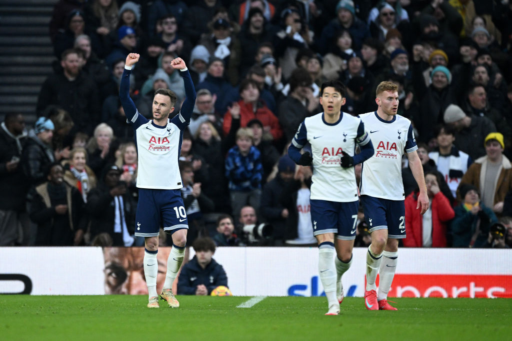 Maddison earns Tottenham 1-0 victory over Man Utd