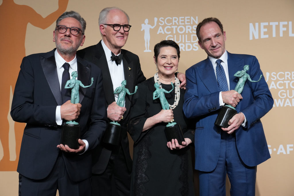 ‘Conclave,’ Chalamet win at SAG Awards, setting up Oscars battle