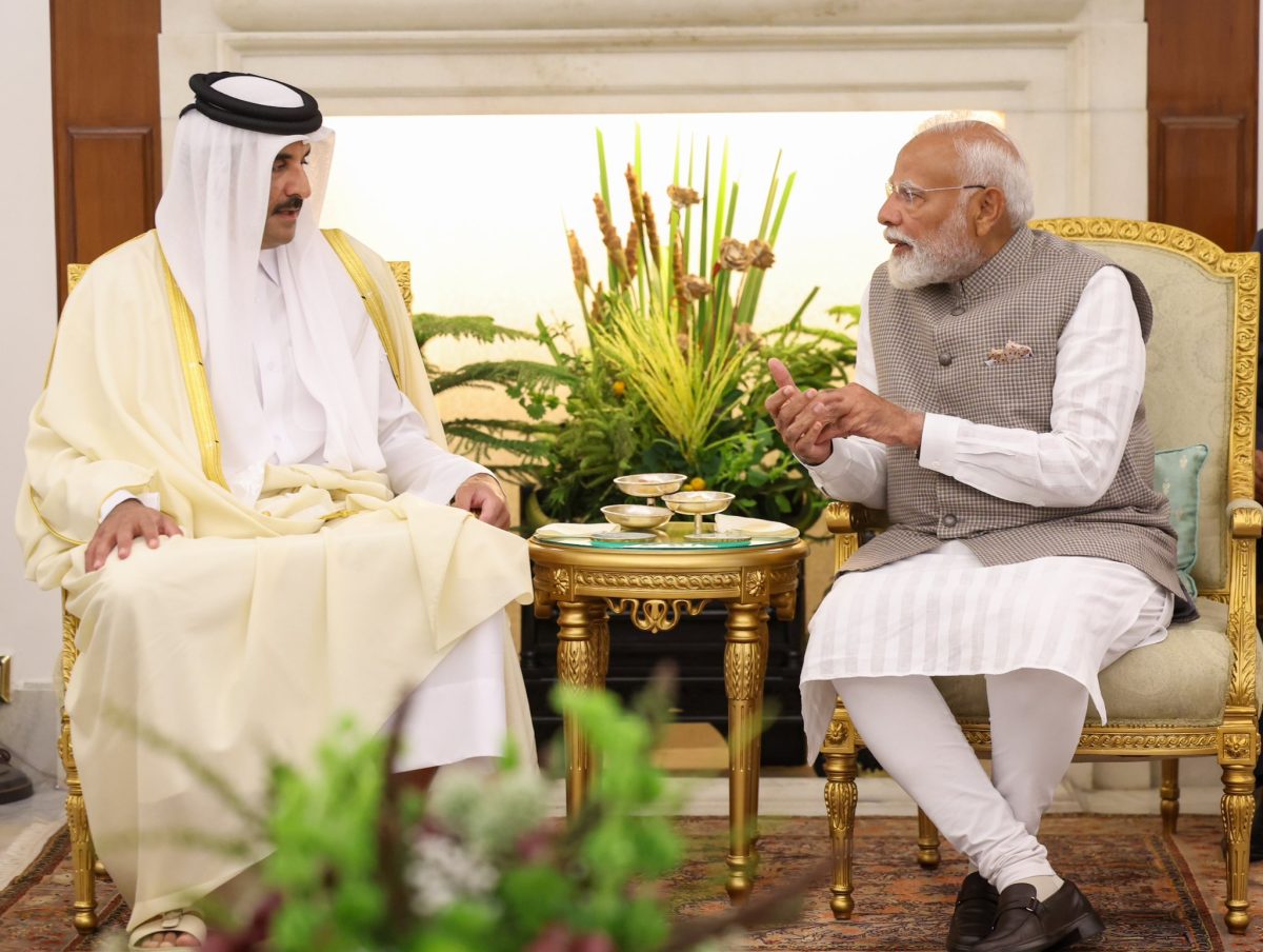 PM Modi holds bilateral talks with Emir of Qatar in New Delhi