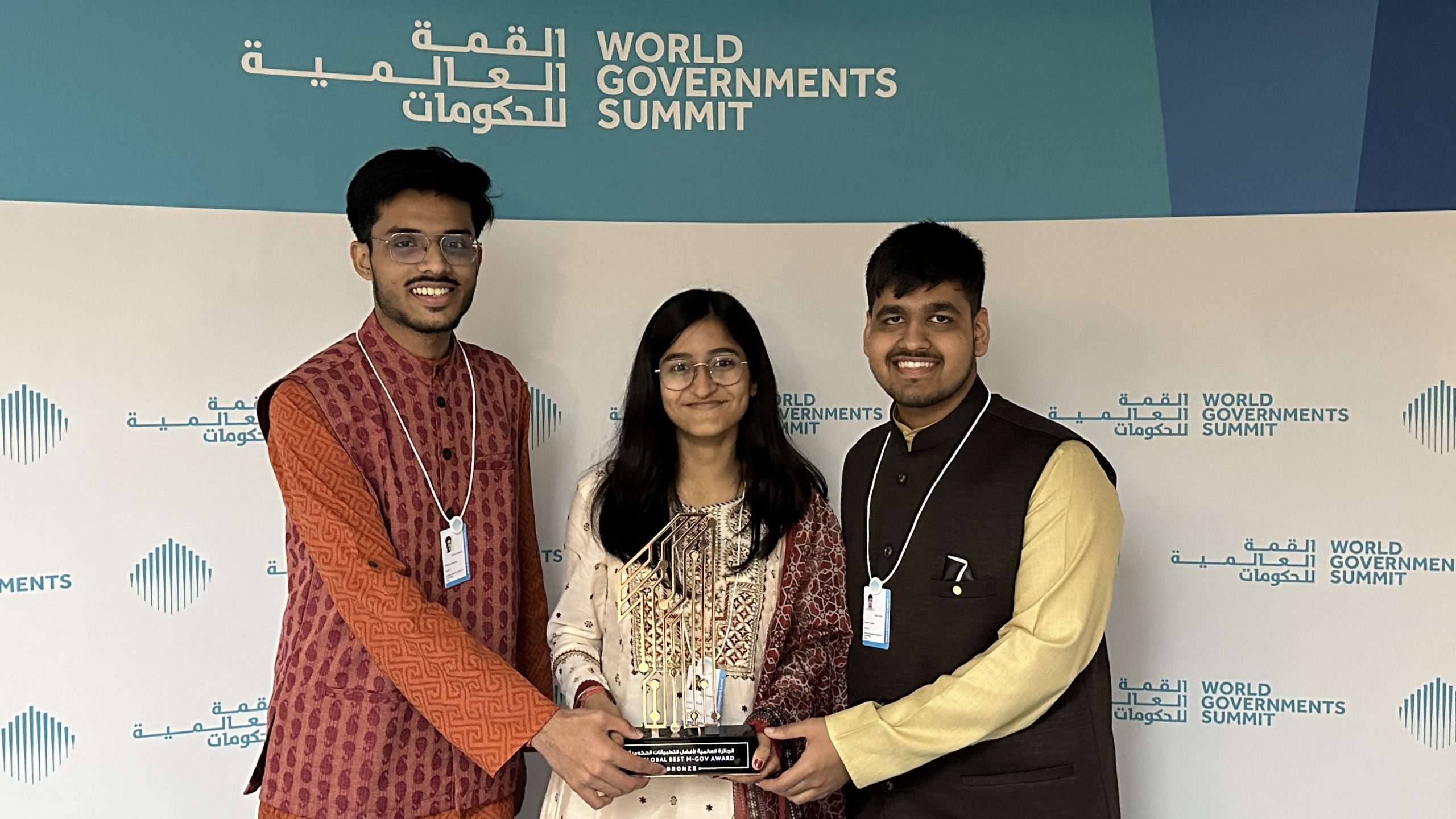 Indian Students Win Bronze at Global Best M-Gov Award 2025 in Dubai