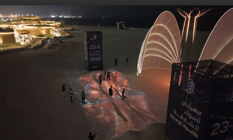 Art Meets Technology: Sharjah Light Festival Transforms the Emirates Skyline