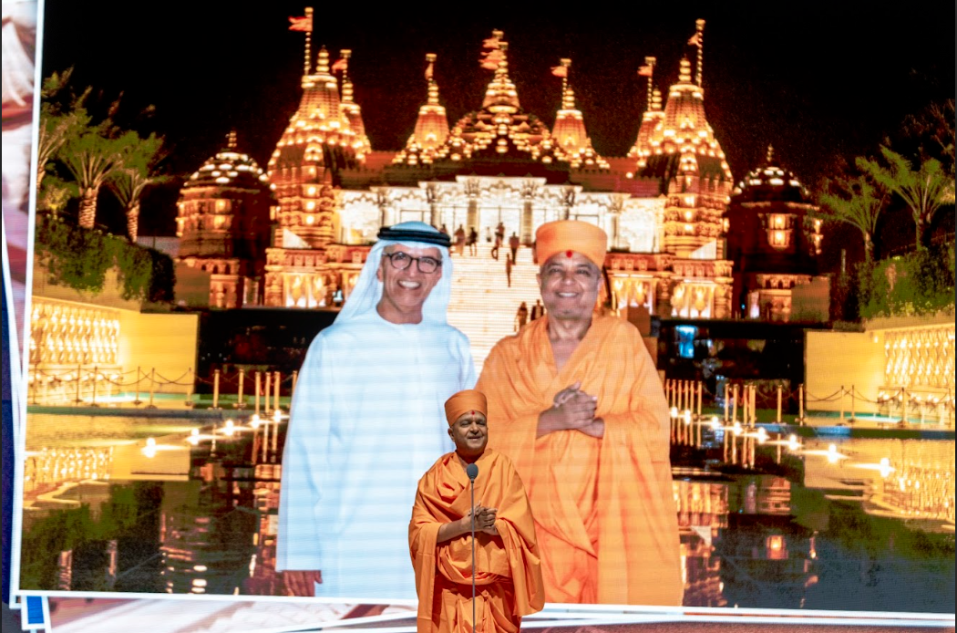 BAPS Hindu Mandir Marks First Anniversary with Grand Celebration in Abu Dhabi