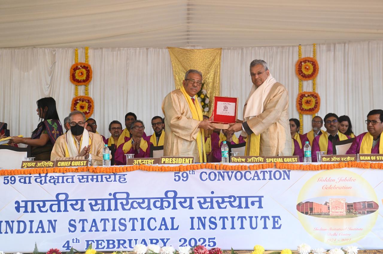 Indian statistical institute celebrates 59th convocation with Prof. Abhijit Banerjee as chief guest