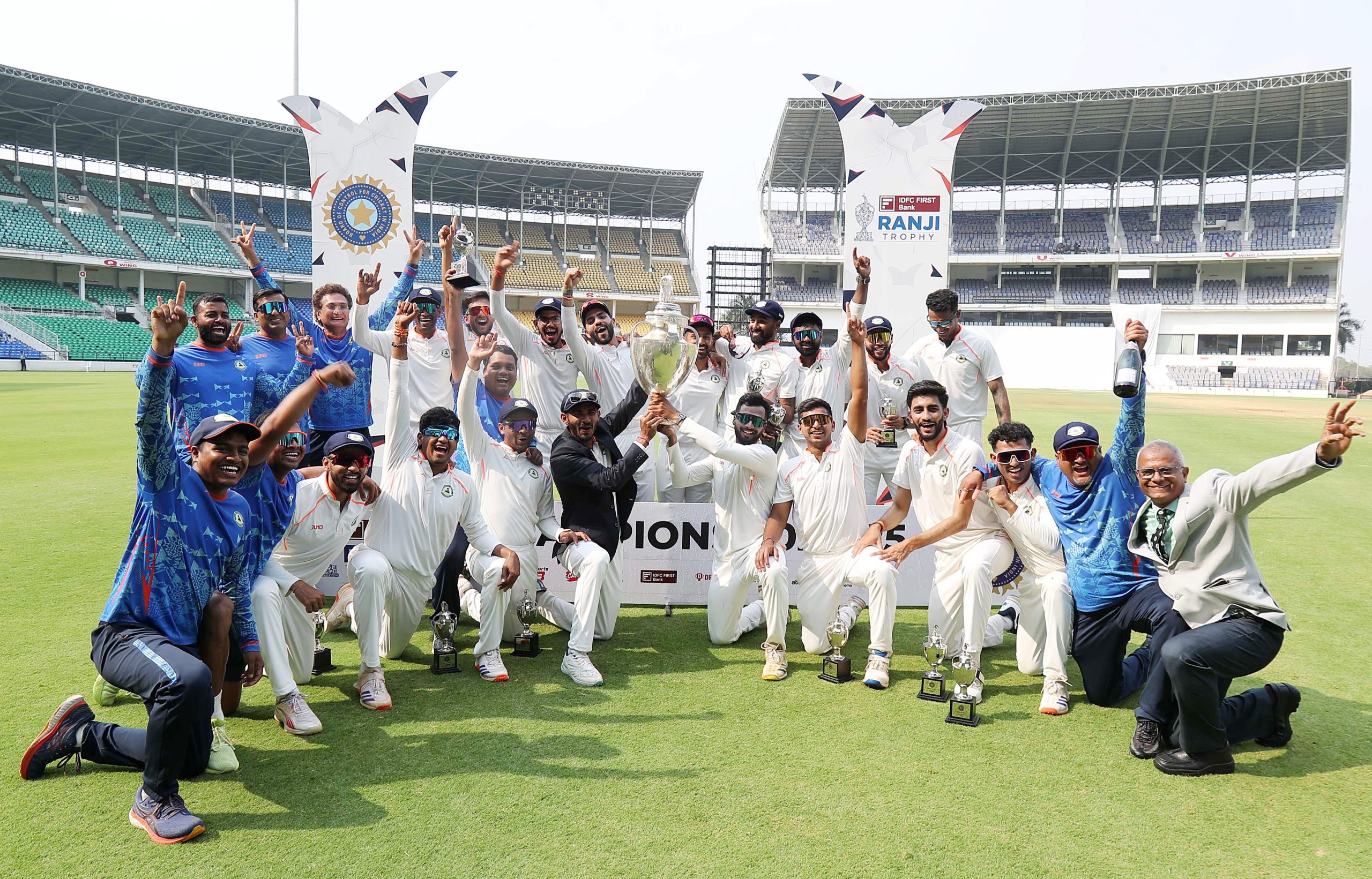 Vidarbha claim third Ranji Trophy title with dominant win over Kerala