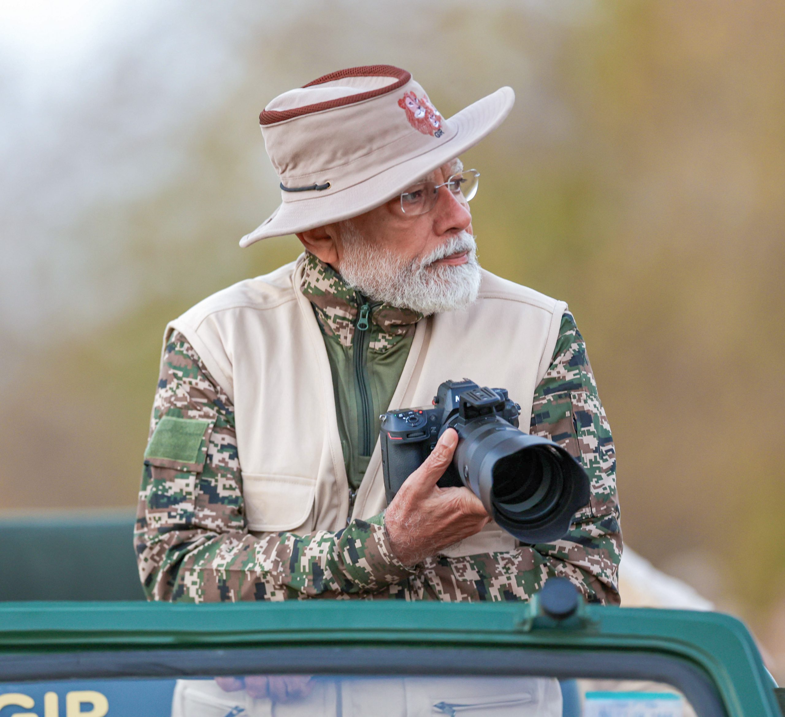 PM Modi interacts with ground staff at Gir National Park on World Wildlife Day