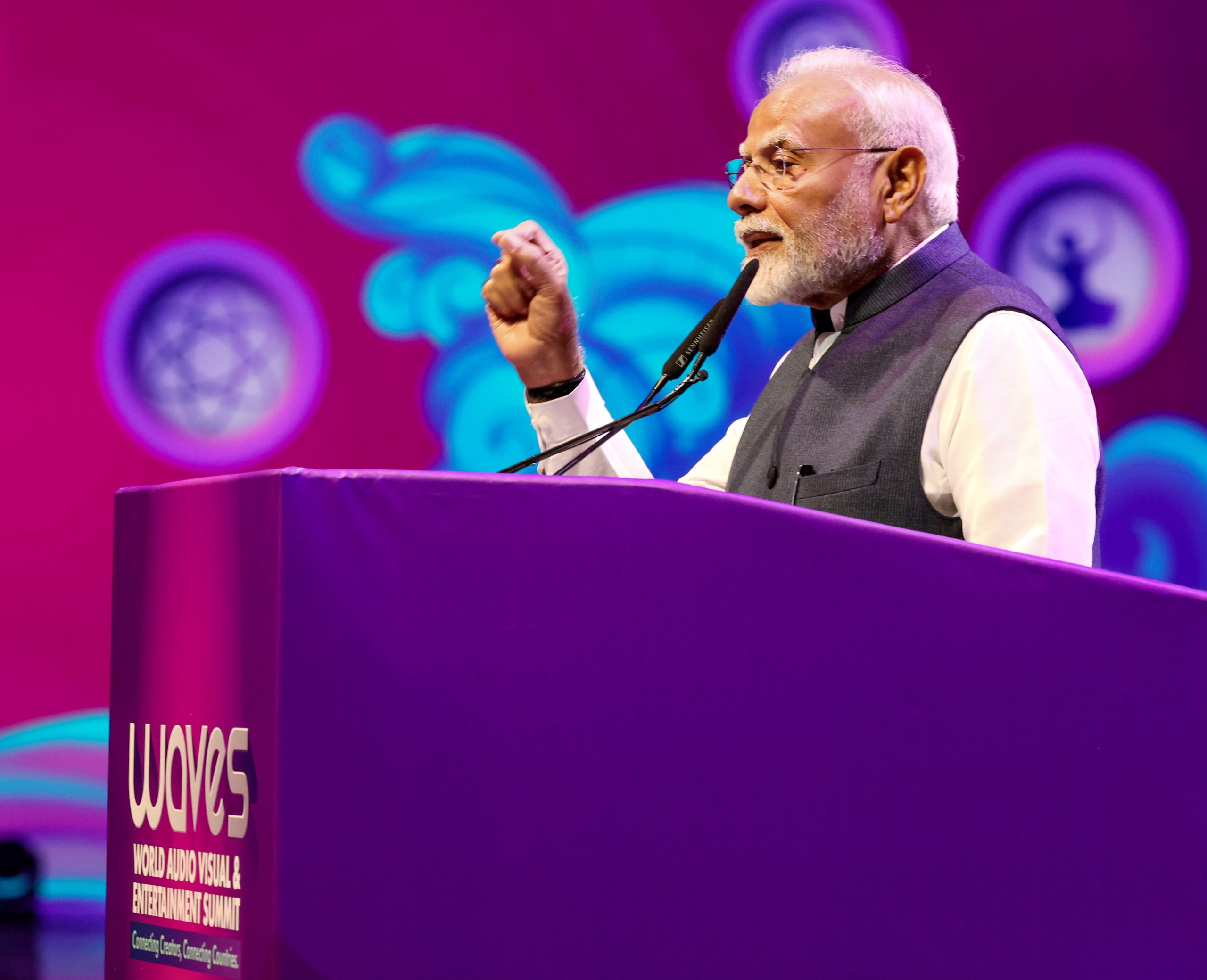 WAVES 2025: PM Modi unveils commemorative stamps honouring Indian cinema legends, highlights cultural impact
