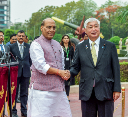 Rajnath Singh, Japanese counterpart hold bilateral talks to strengthen defence ties