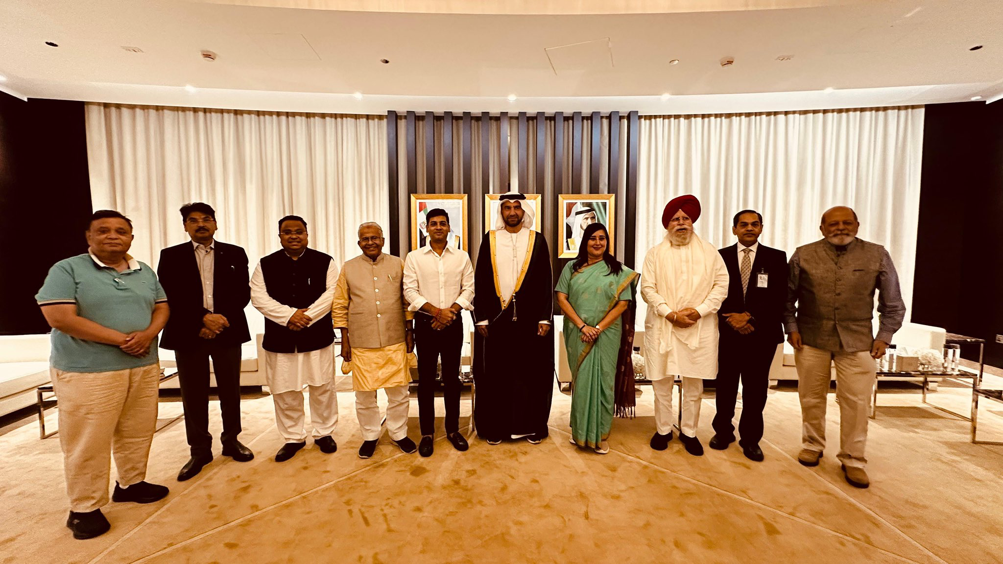 Indian Parliamentary Delegation Arrives in UAE for Counter Terrorism Outreach