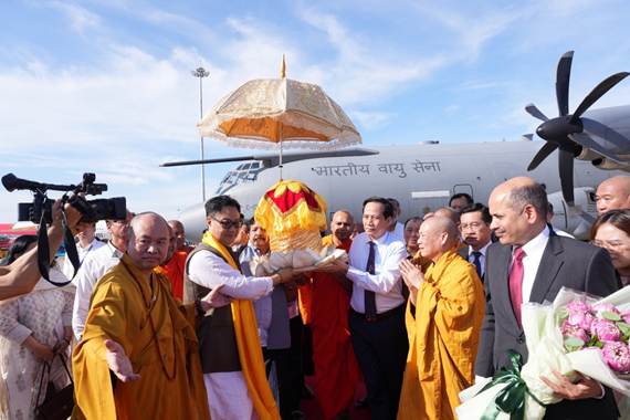 Holy Relics of Lord Buddha arrive in Vietnam ahead of UN Day of Vesak celebrations