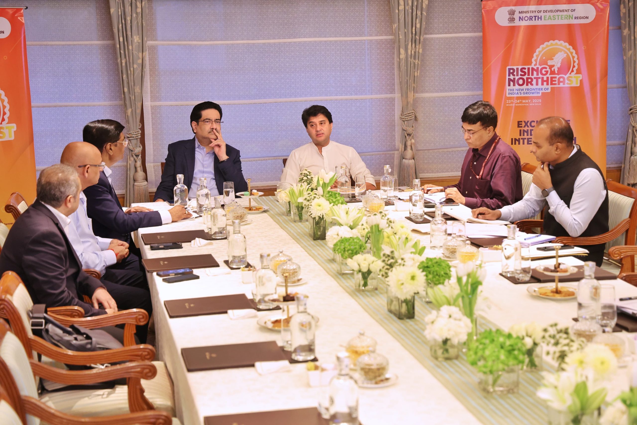 Jyotiraditya Scindia meets industry leaders in Mumbai; Ambani, Birla, Tata show interest in Northeast investment opportunities