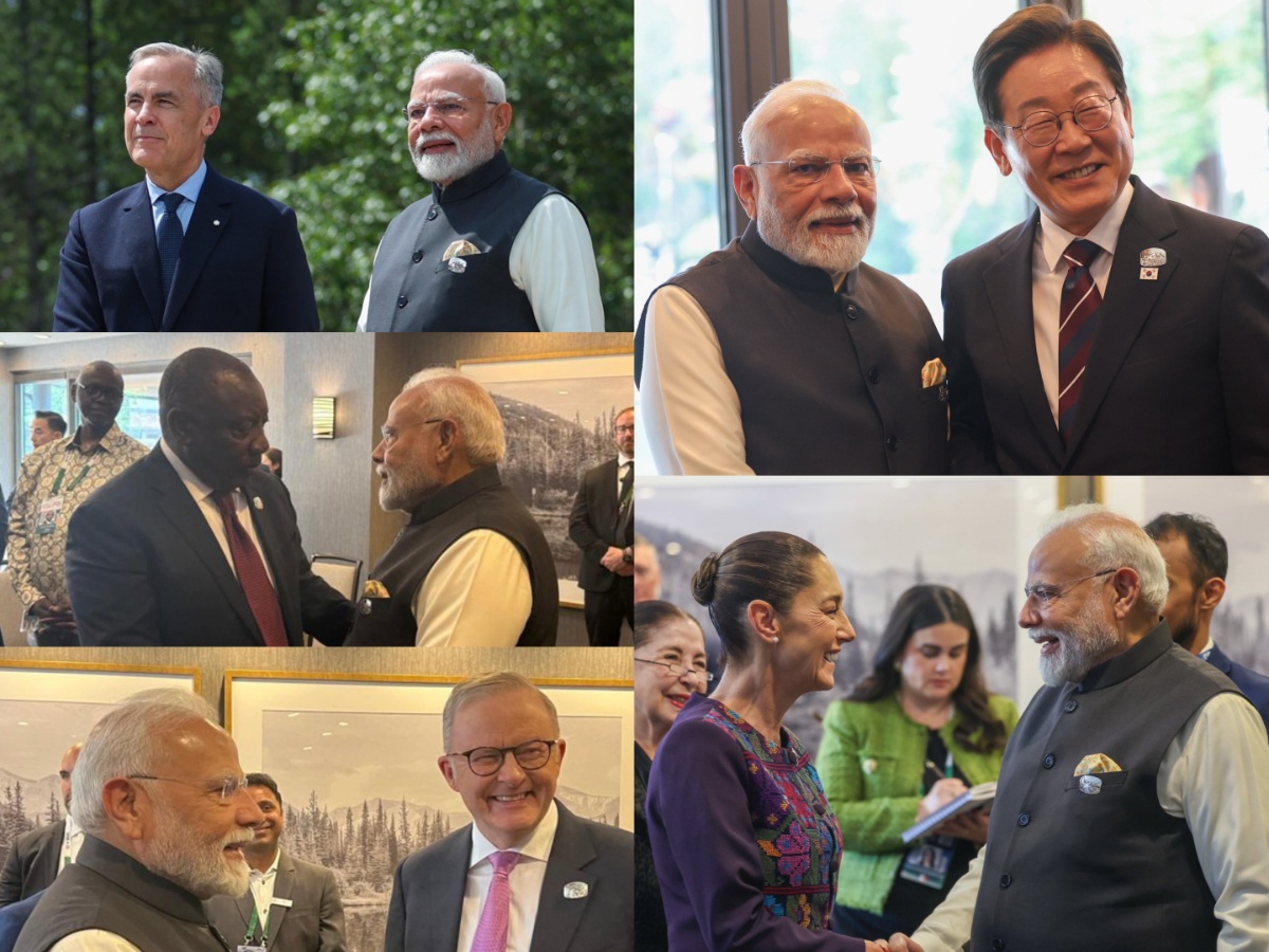 G7 समिट : PM मोदी ने दुनिया के कई नेताओं से की मुलाकात, द्विपक्षीय सहयोग और वैश्विक मुद्दों पर हुई चर्चा