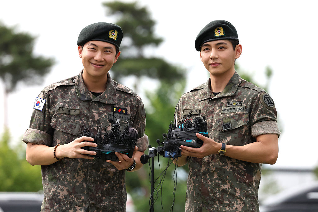 BTS' RM and V Discharged From South Korean Military