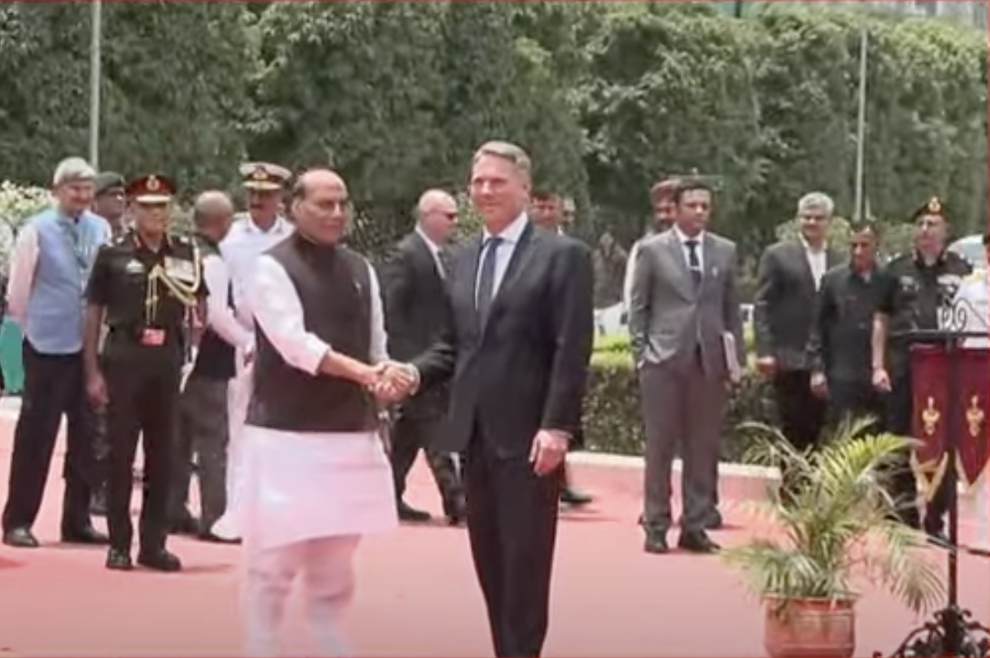 भारत-ऑस्ट्रेलिया रक्षा मंत्रियों की बैठक आज, रक्षा संबंधों को और मजबूत करने पर होगी बातचीत भारत-ऑस्ट्रेलिया रक्षा मंत्रियों की बैठक आज, रक्षा संबंधों को और मजबूत करने पर होगी बातचीत