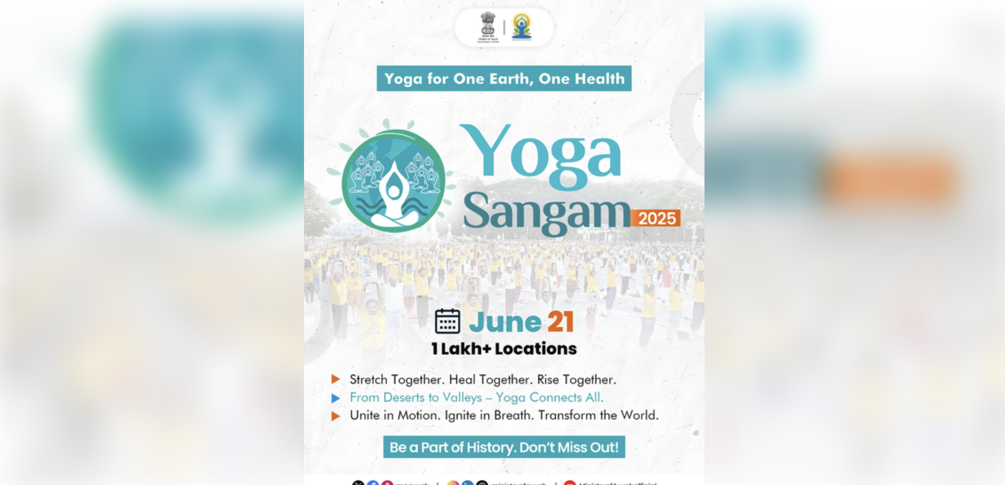 योग संगम के लिए बना रजिस्ट्रेशन का ऐतिहासिक रिकॉर्ड, 4 लाख से अधिक संगठनों ने कराया पंजीकरण