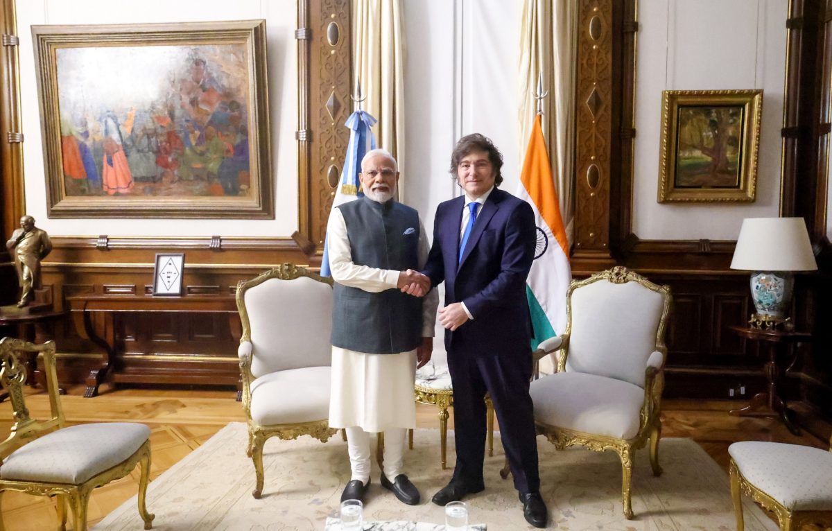 "Excellent meeting", says PM Modi after talks with Argentina President Milei