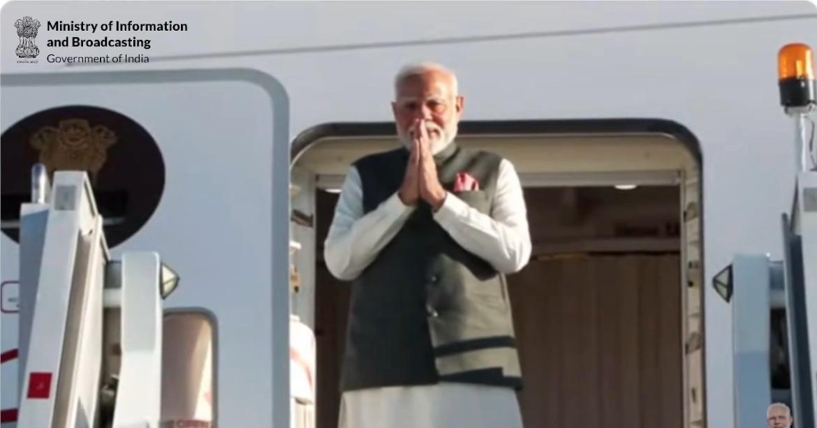 BRICS शिखर सम्मेलन में भाग लेने के बाद पीएम मोदी ब्रासीलिया के लिए हुए रवाना