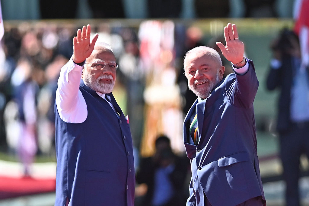 President Lula Receives Prime Minister Of The Republic Of India, Narendra Modi