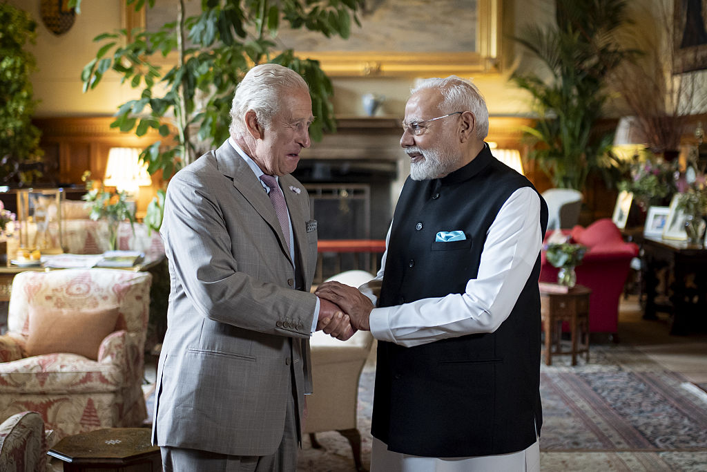 Prime Minister of India, Narendra Modi Audience With King Charles III At Sandringham