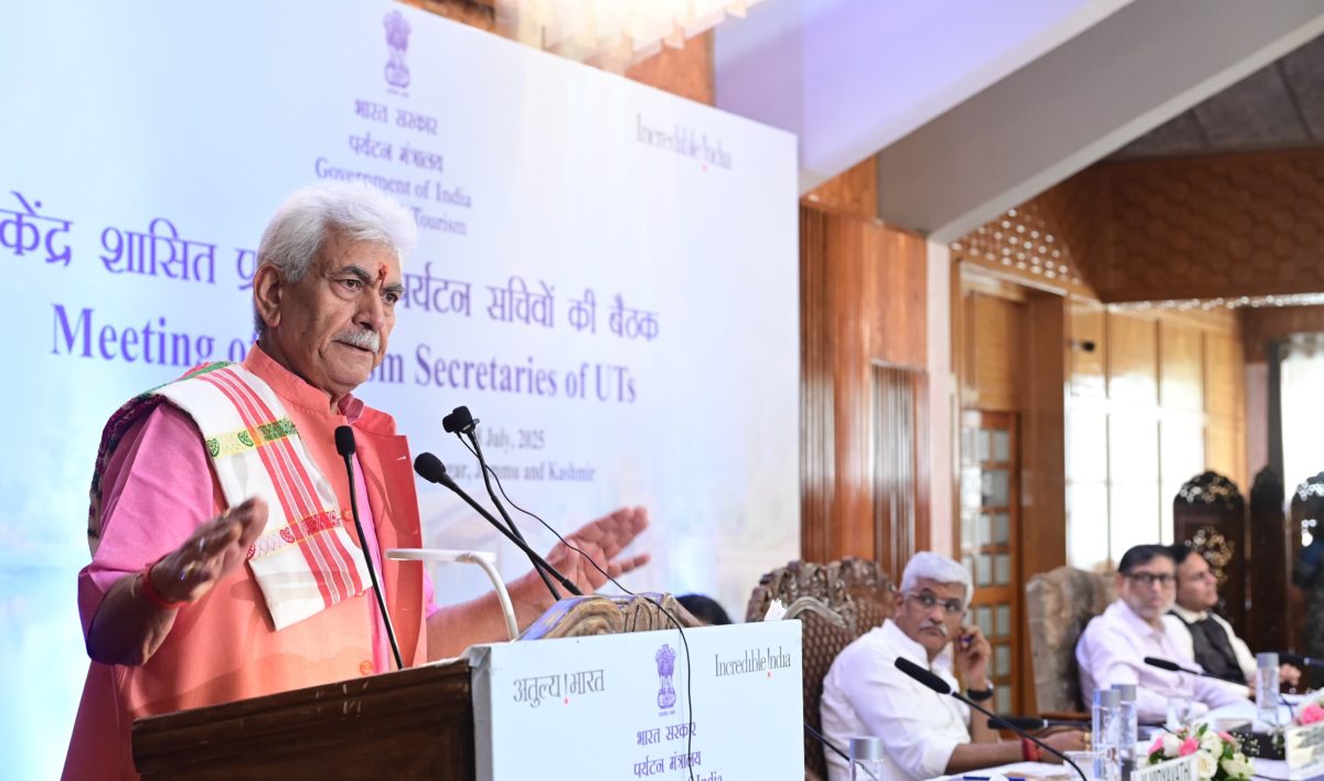 जम्मू और कश्मीर पिछले 4-5 वर्षों में अपने अशांत इतिहास से उभरा : उपराज्यपाल मनोज सिन्हा