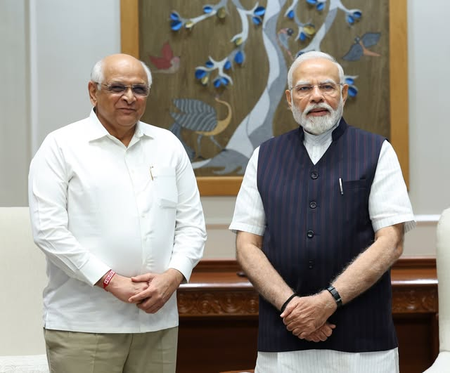 पीएम मोदी ने गुजरात के मुख्यमंत्री भूपेंद्र पटेल को जन्मदिन पर दीं शुभकामनाएं
