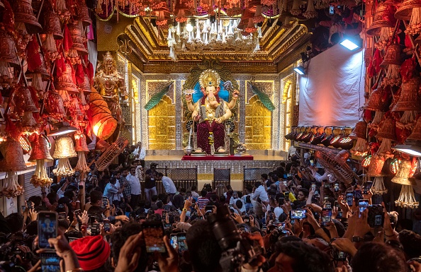 Ganesh Chaturthi: Massive crowd at Lalbaugcha Raja, devotees say ‘feels like heaven’
