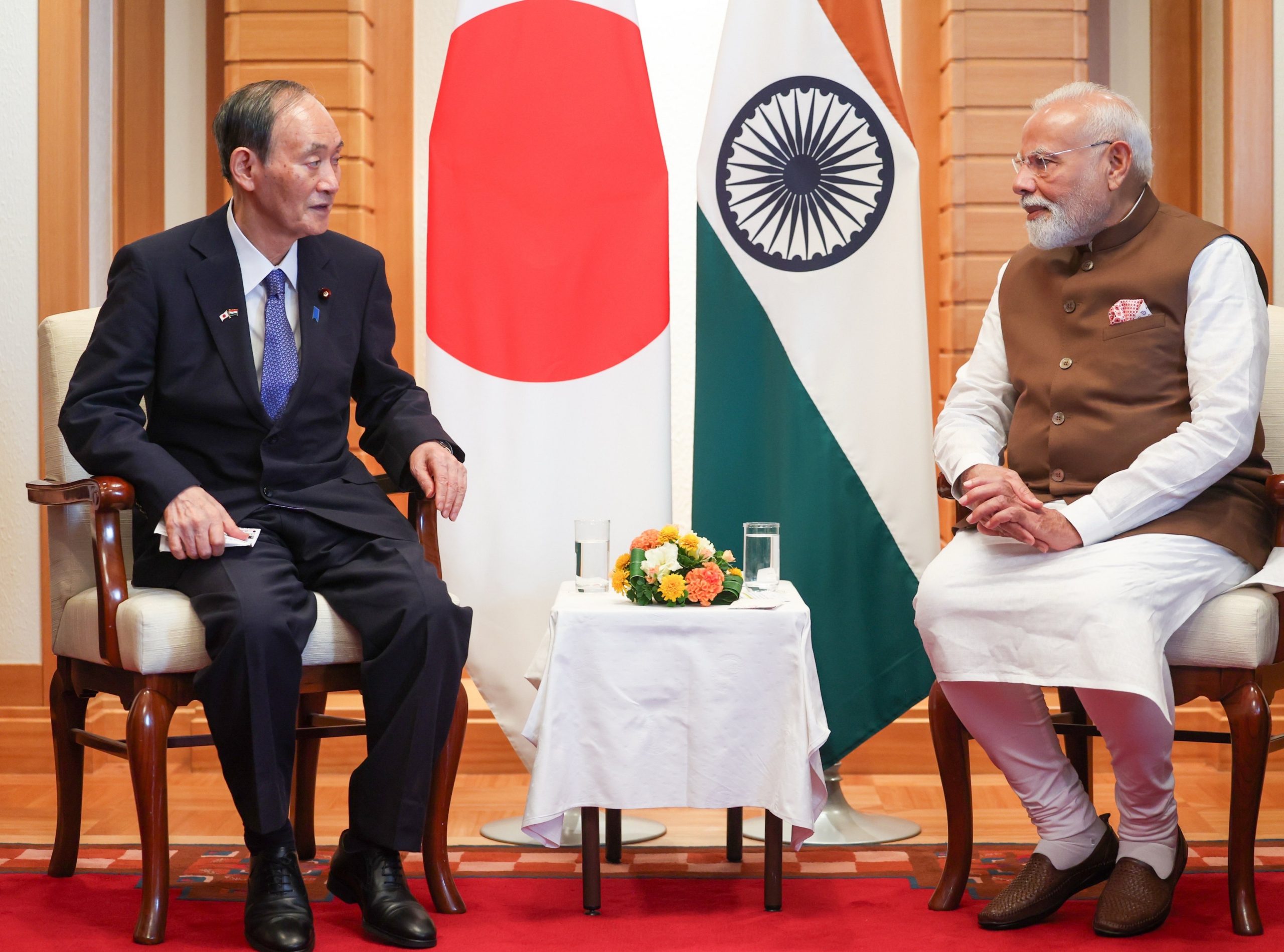 PM Modi meets former Japanese PMs, discusses expanding bilateral ties