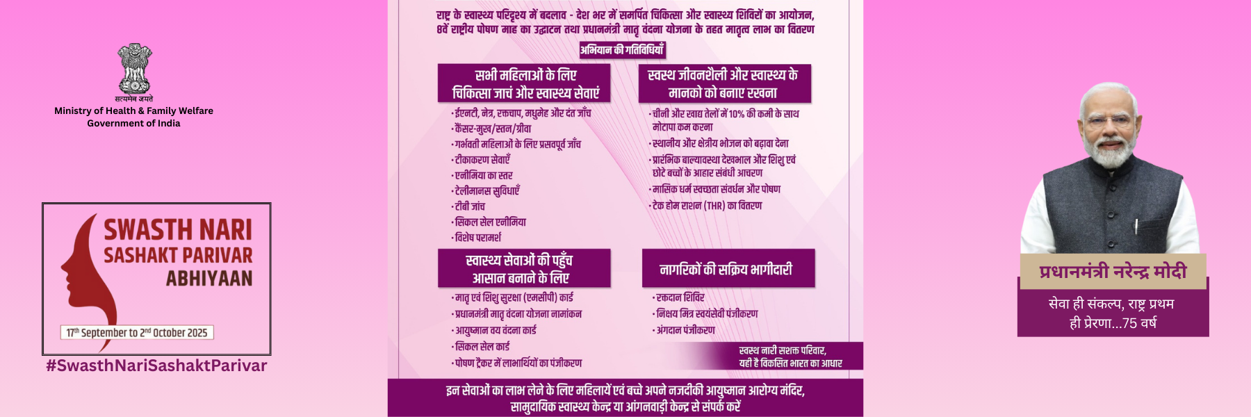 स्वस्थ नारी सशक्त परिवार अभियान: विकसित भारत 2047 की नींव