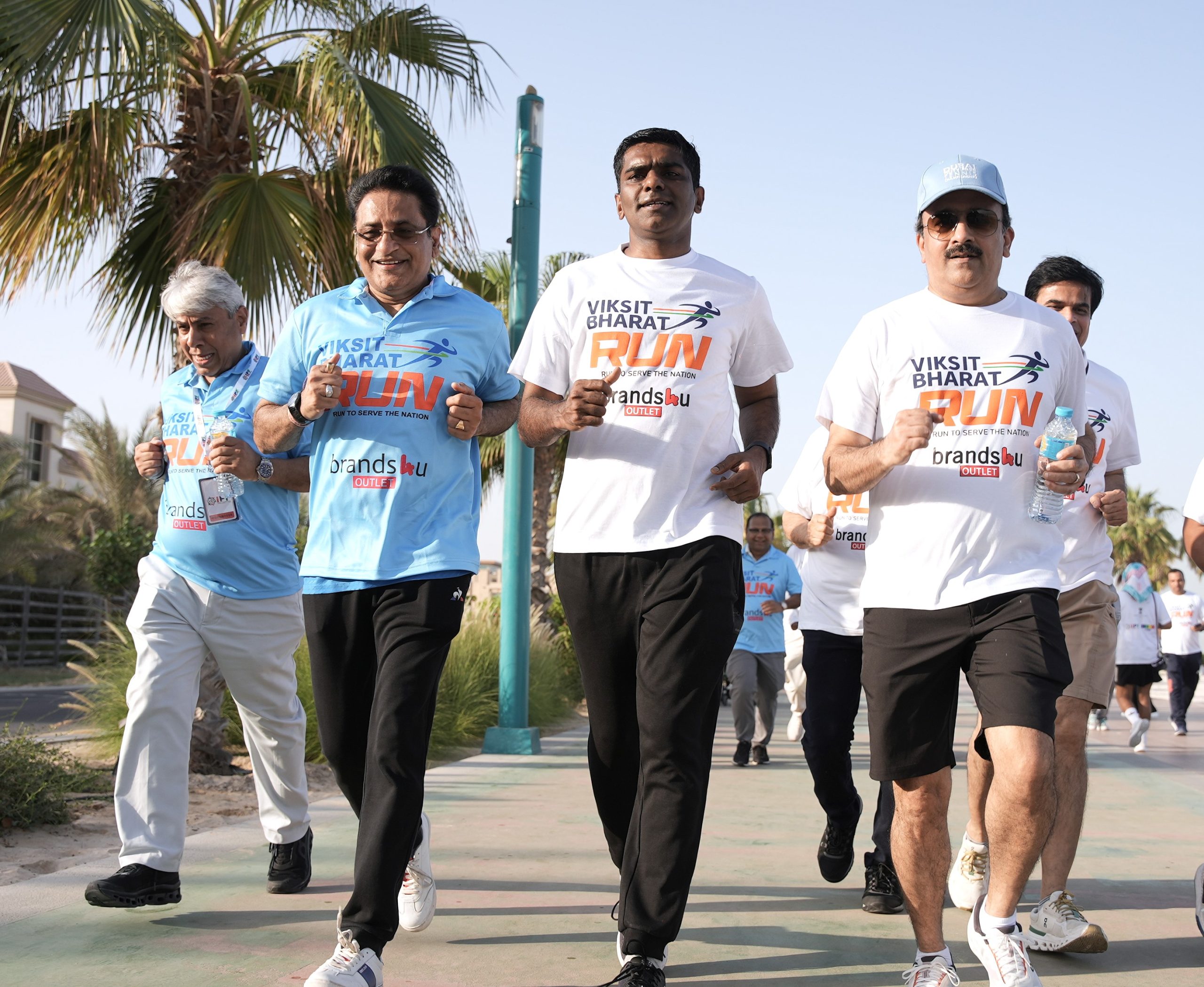 Indian diaspora unites for Viksit Bharat run at Dubai’s kite beach