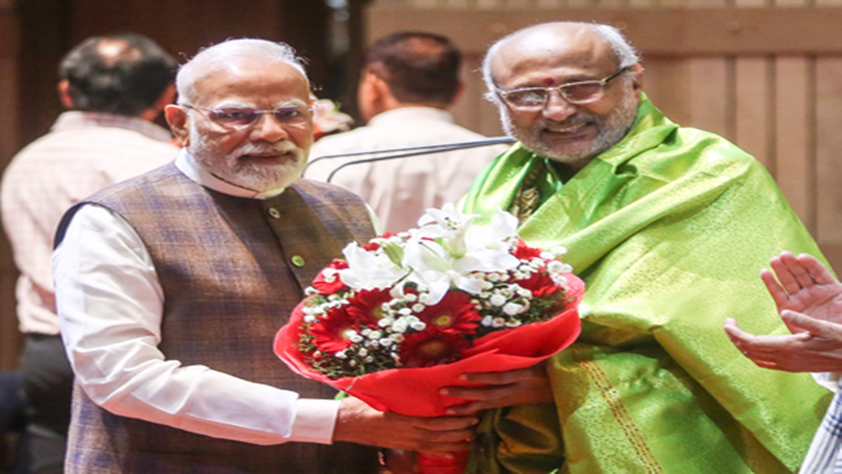 उपराष्ट्रपति चुनाव: एनडीए उम्मीदवार सी.पी. राधाकृष्णन ने राम मंदिर में दर्शन के बाद भाजपा की जीत का किया दावा