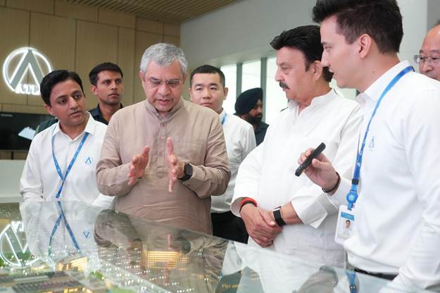 Vaishnaw inaugurates lithium-ion battery plant in Haryana, says “India on path to self-reliance in electronics”