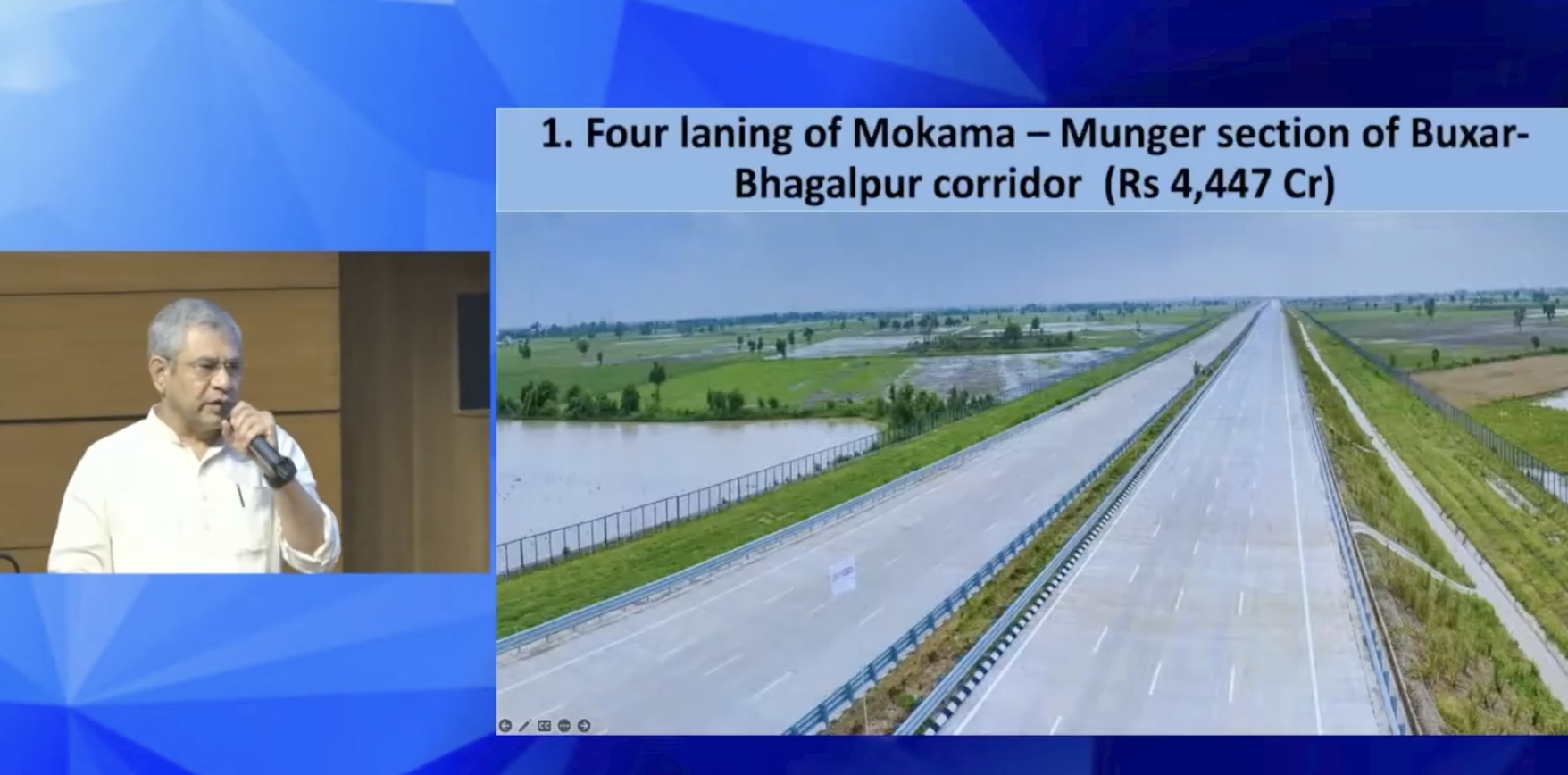 बिहार के बक्सर-भागलपुर कॉरिडोर के मोकामा-मुंगेर खंड के निर्माण को कैबिनेट की मंजूरी