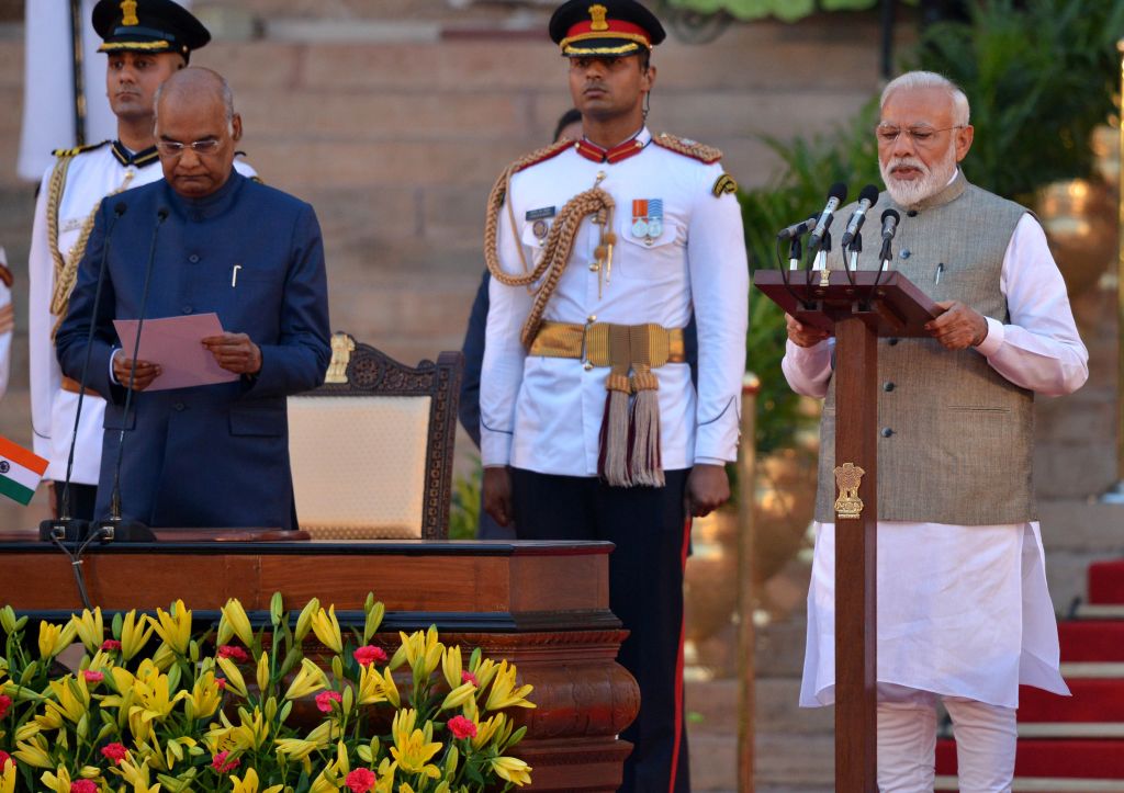 Indian PM Modi swearing in New Delhi