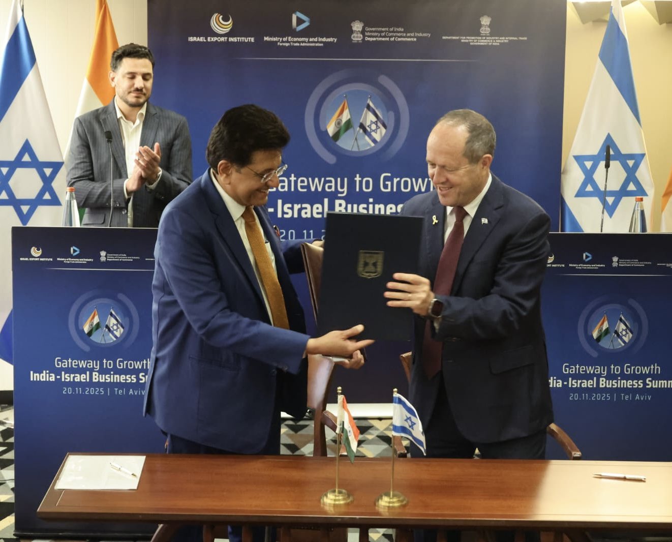 India, Israel sign Terms of Reference to begin Free Trade Agreement negotiations