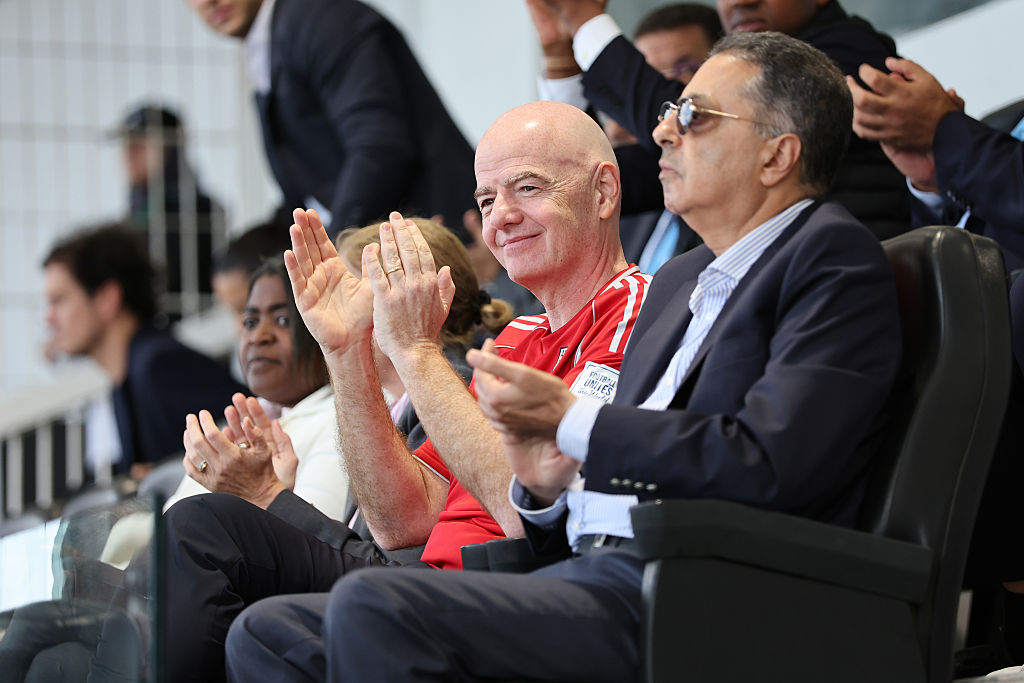 FIFA chief welcomes presence of female fans at Iranian Cup match