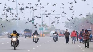 दिल्ली-एनसीआर में शीतलहर का कहर, न्यूनतम तापमान 4 डिग्री तक गिरने की आशंका