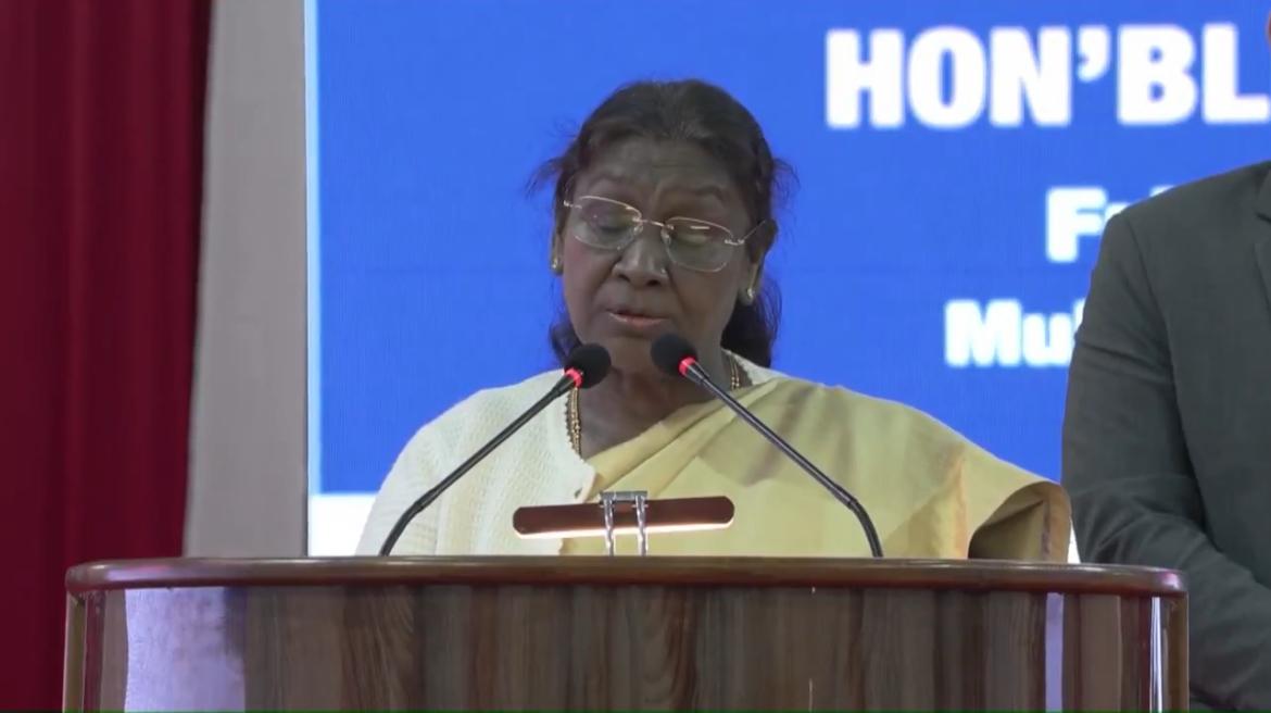 मणिपुर का समावेशी, स्थायी विकास राष्ट्रीय प्राथमिकता: राष्ट्रपति मुर्मु