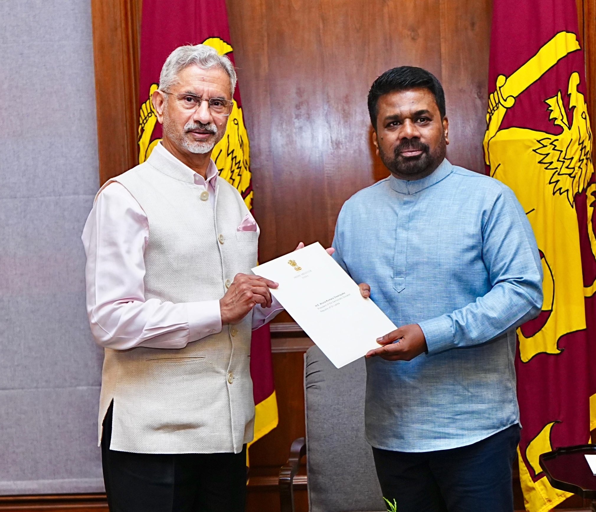 विदेश मंत्री जयशंकर ने श्रीलंकाई राष्ट्रपति से की मुलाकात, ऑपरेशन सागर बंधु के तहत 450 मिलियन डॉलर का पैकेज घोषित