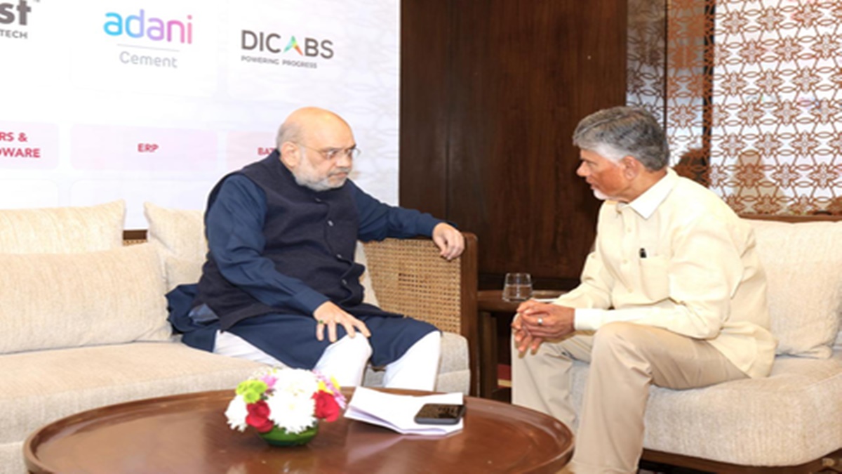 आंध्र प्रदेश के प्रोजेक्ट्स को लेकर चंद्रबाबू नायडू ने अमित शाह से की बातचीत