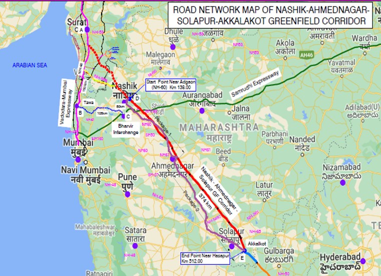 Cabinet approves Rs 19,142 crore Nashik-Solapur-Akkalkot six-lane Greenfield corridor
