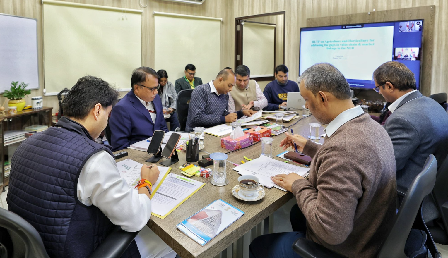 Scindia holds high-level meeting to boost farmers’ incomes in Northeast