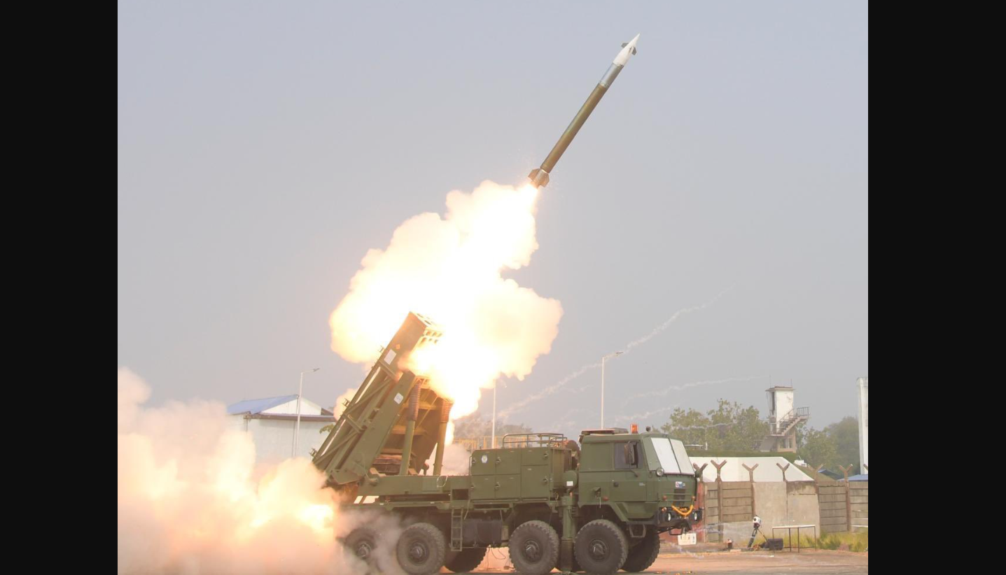 DRDO successfully conducts maiden flight test of 120 Km strike range Pinaka rockets