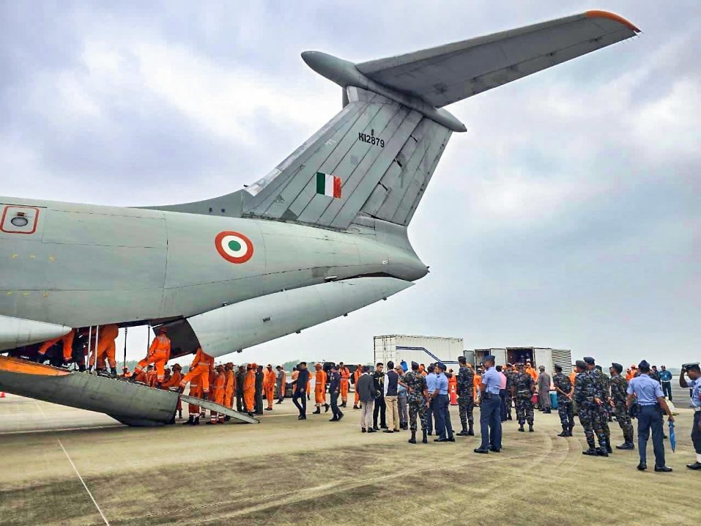 IAF C-17 Airlifts Over 300 NDRF Personnel and 35 Tonnes of Essential Gear to Chennai